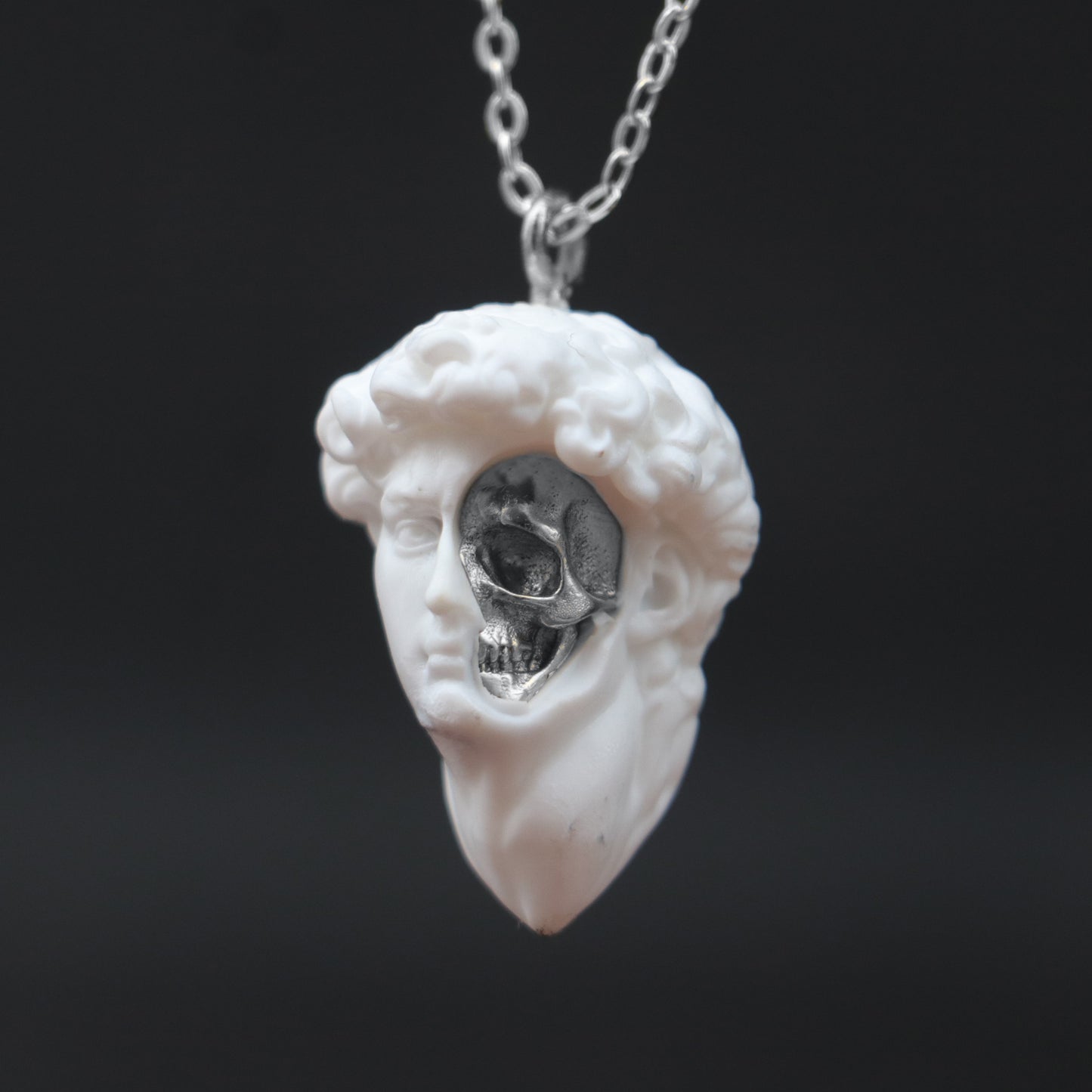 Davut Memento Mori 925 Gümüş Kolye