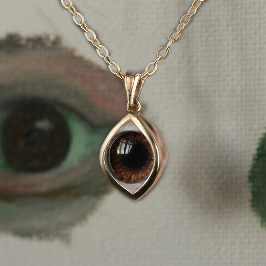 Glass Eye (Bloody Brown) Mini Size