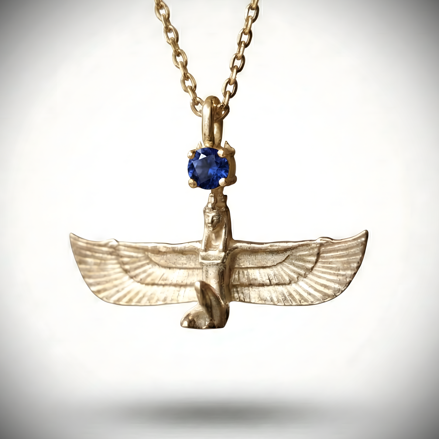 Moissanite Gold Plated 925 Silver Necklace