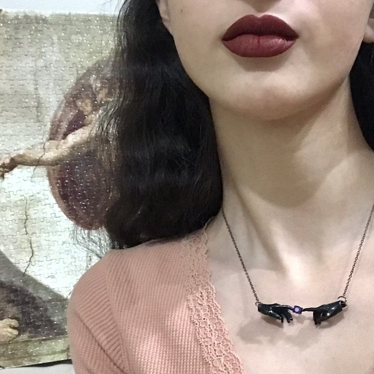 The Creation of Adam Necklace