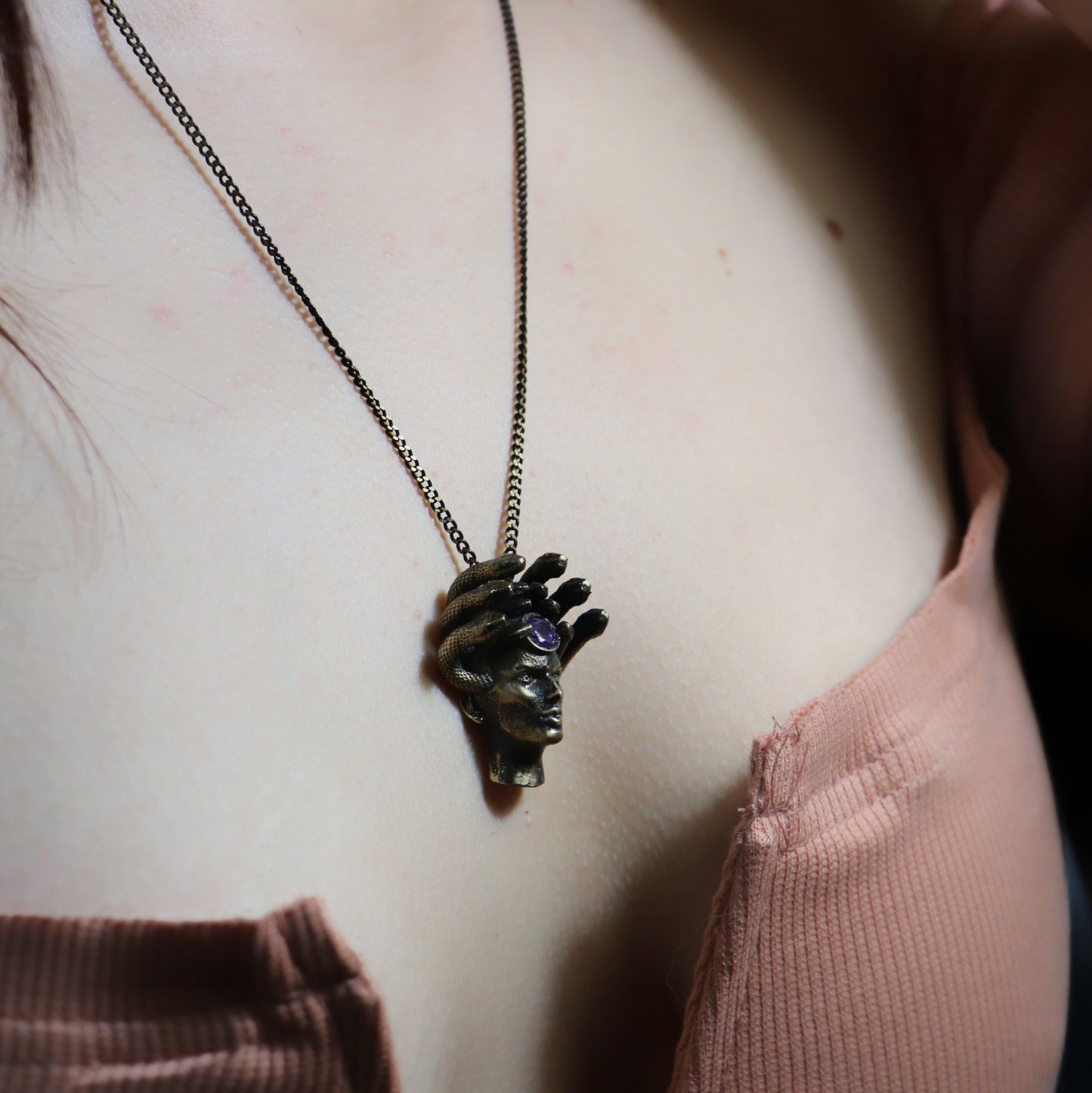 Moissanite Gold Plated 925 Silver Necklace