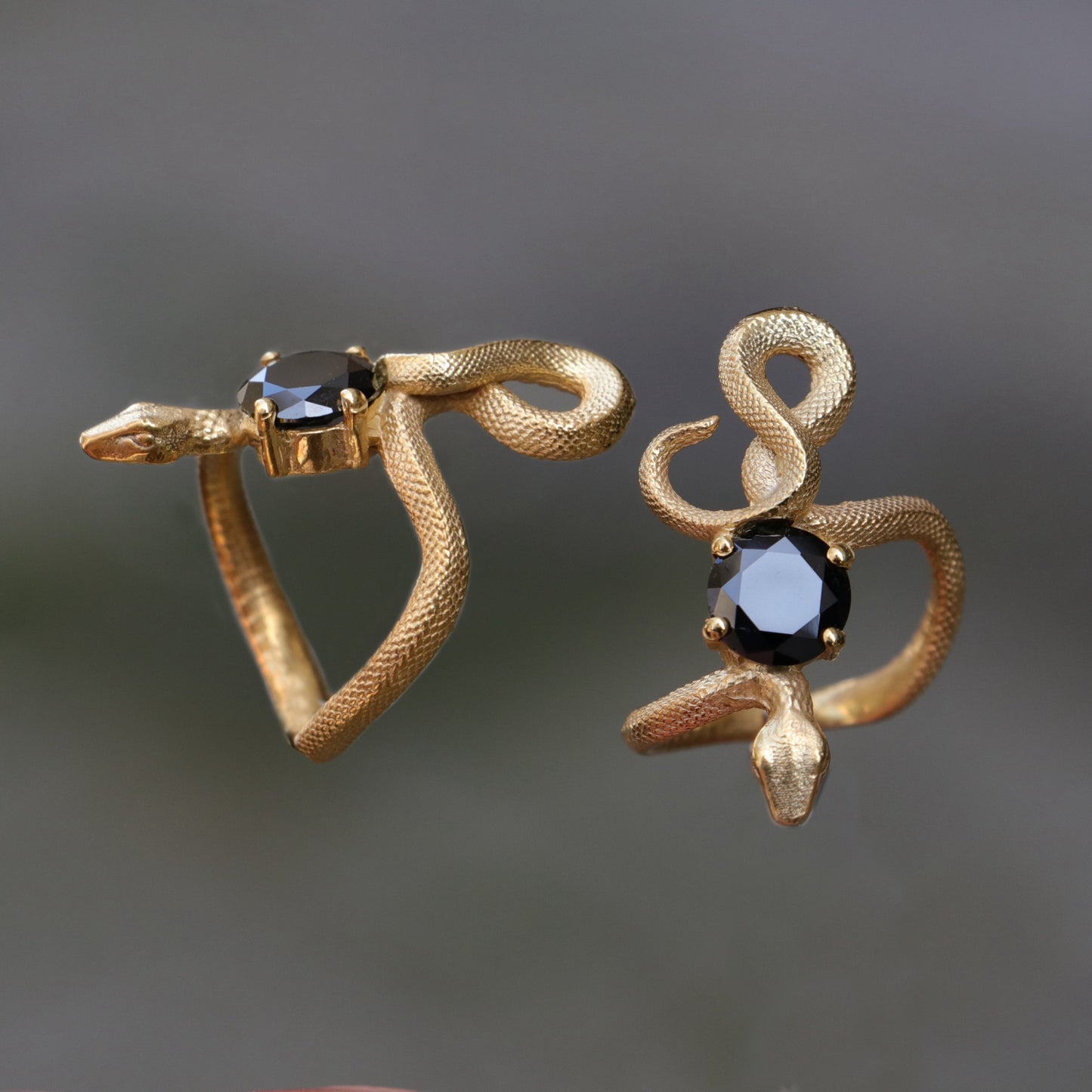 Yılan Yüzük (Tüm Maden ve Taş Seçenekleri)