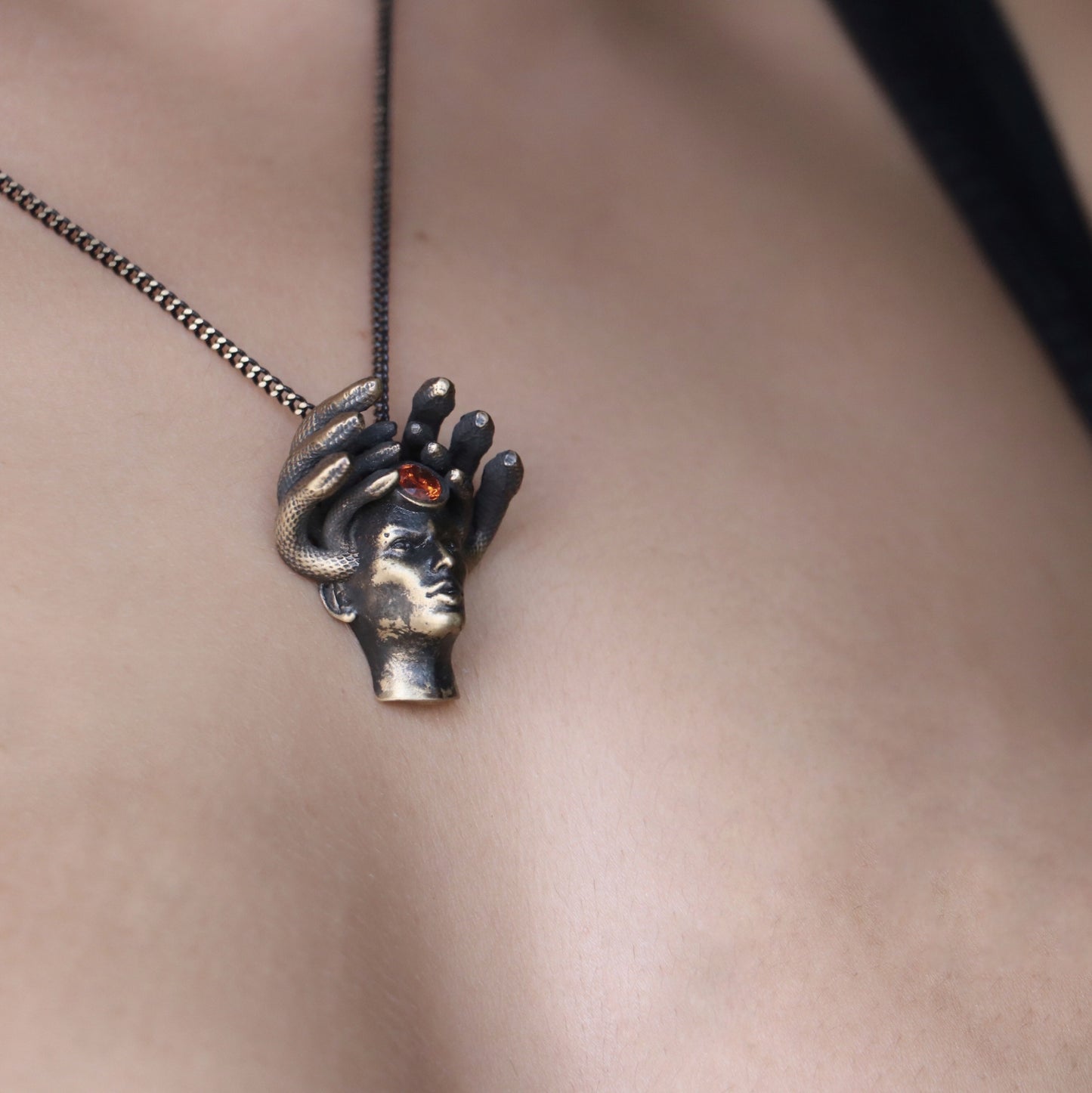 Moissanite Gold Plated 925 Silver Necklace