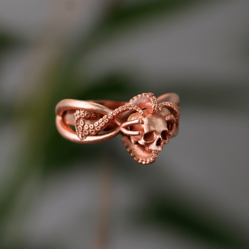 Memento Ahtapot 925 Gümüş Yüzük