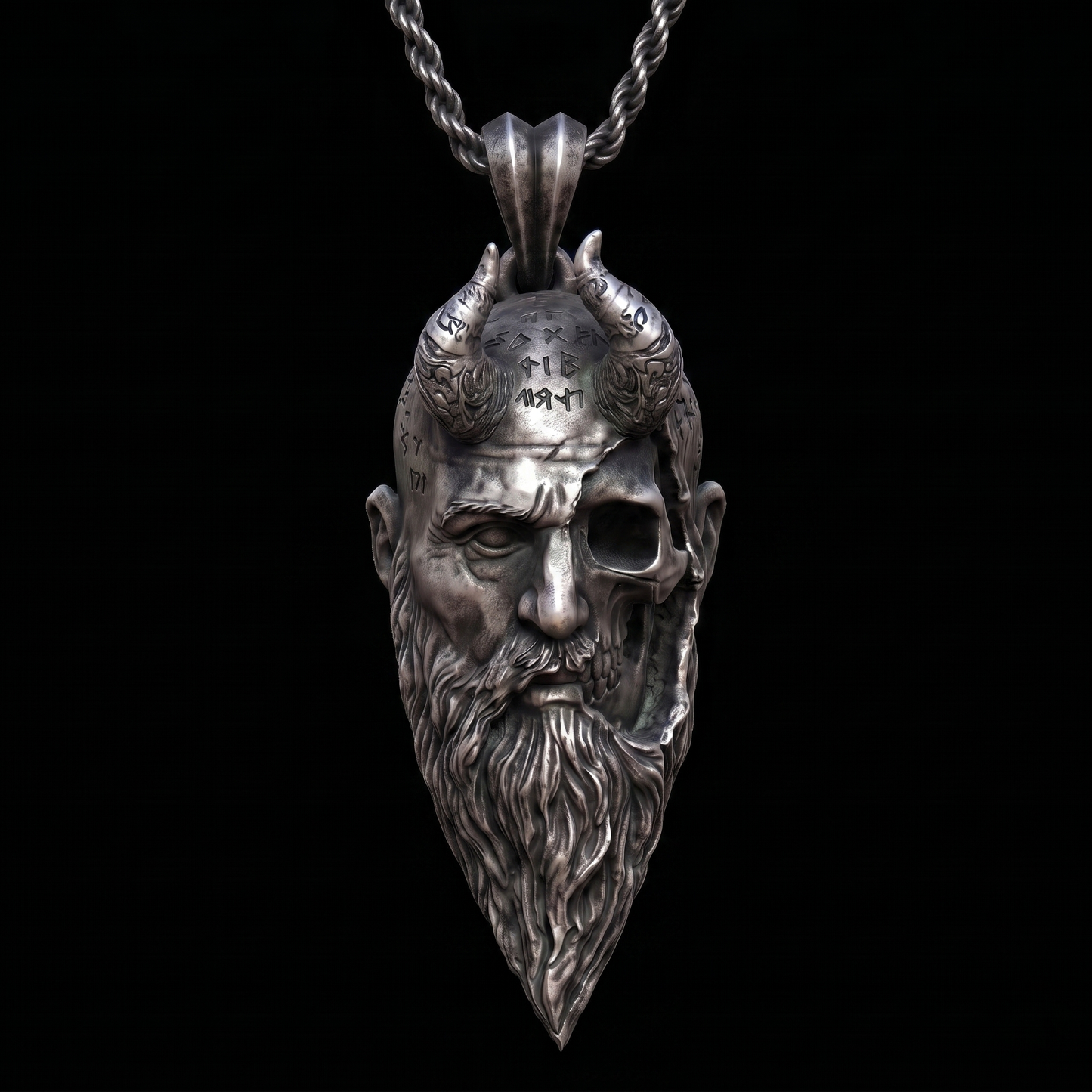 Kratos Memento Mori 925 Gümüş Kolye