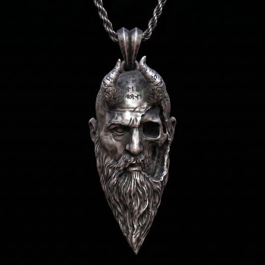 Kratos Memento Mori 925 Gümüş Kolye