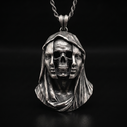 Memento Mori 925 Gümüş Kolye