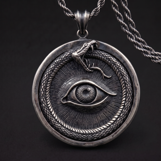 Ouroboros 925 Gümüş Kolye