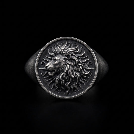 Aslan 925 Gümüş Yüzük