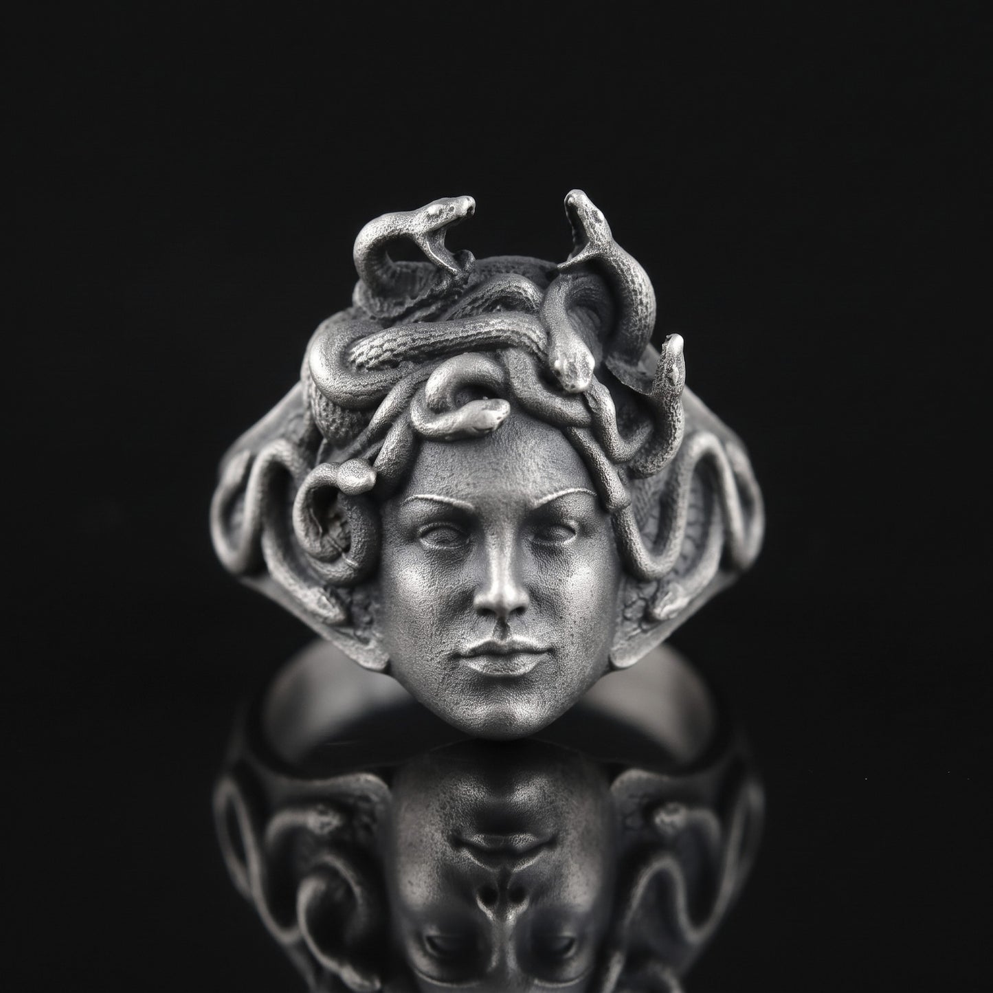 Medusa Erkek 925 Gümüş Yüzük