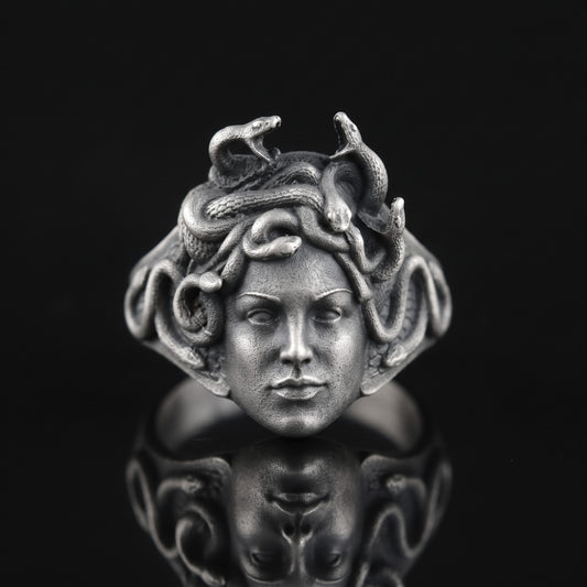 Medusa Erkek 925 Gümüş Yüzük