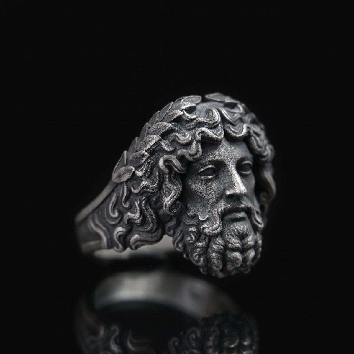 Zeus 925 Gümüş Erkek Yüzük