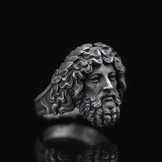 Zeus 925 Gümüş Erkek Yüzük