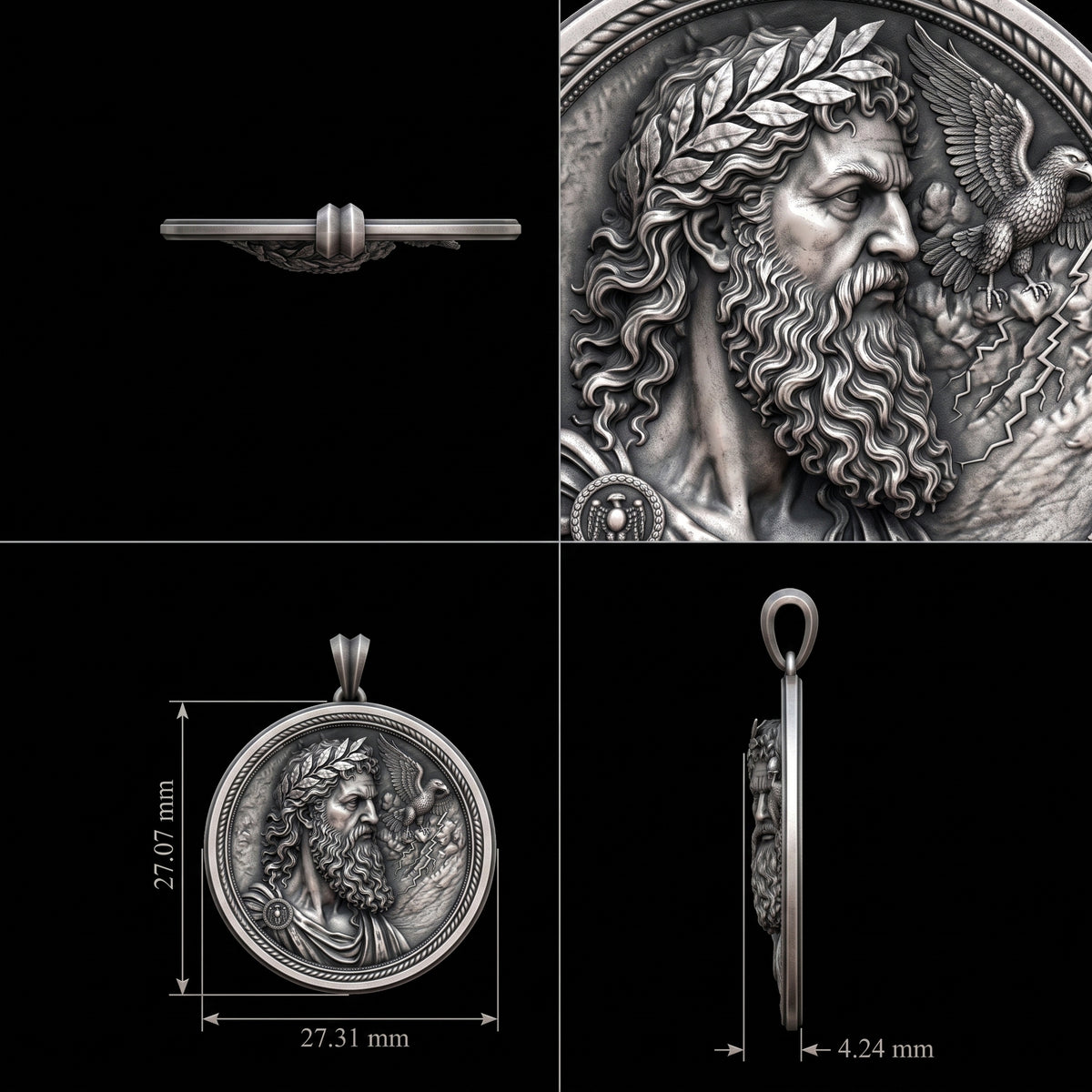 Zeus 925 Gümüş Kolye