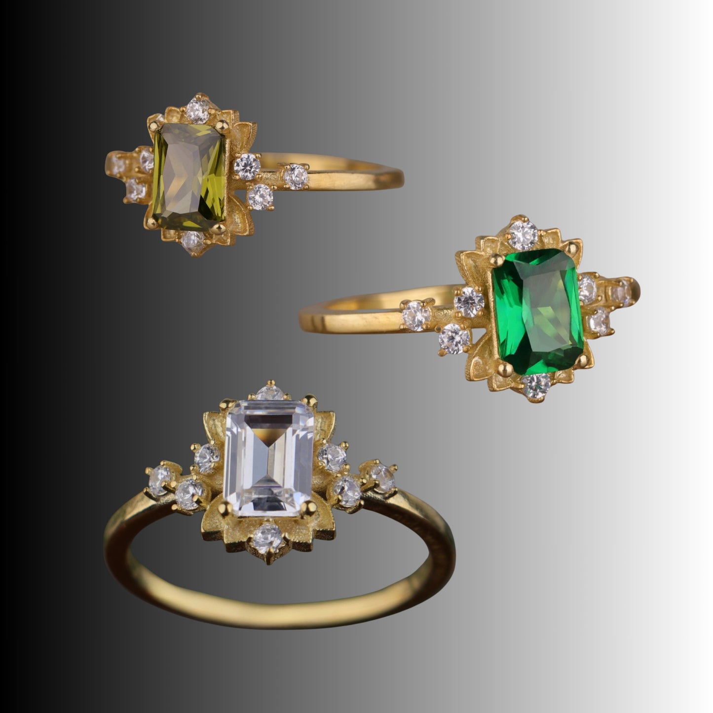 Isabella Lab. Emerald (14 Carat Gold)