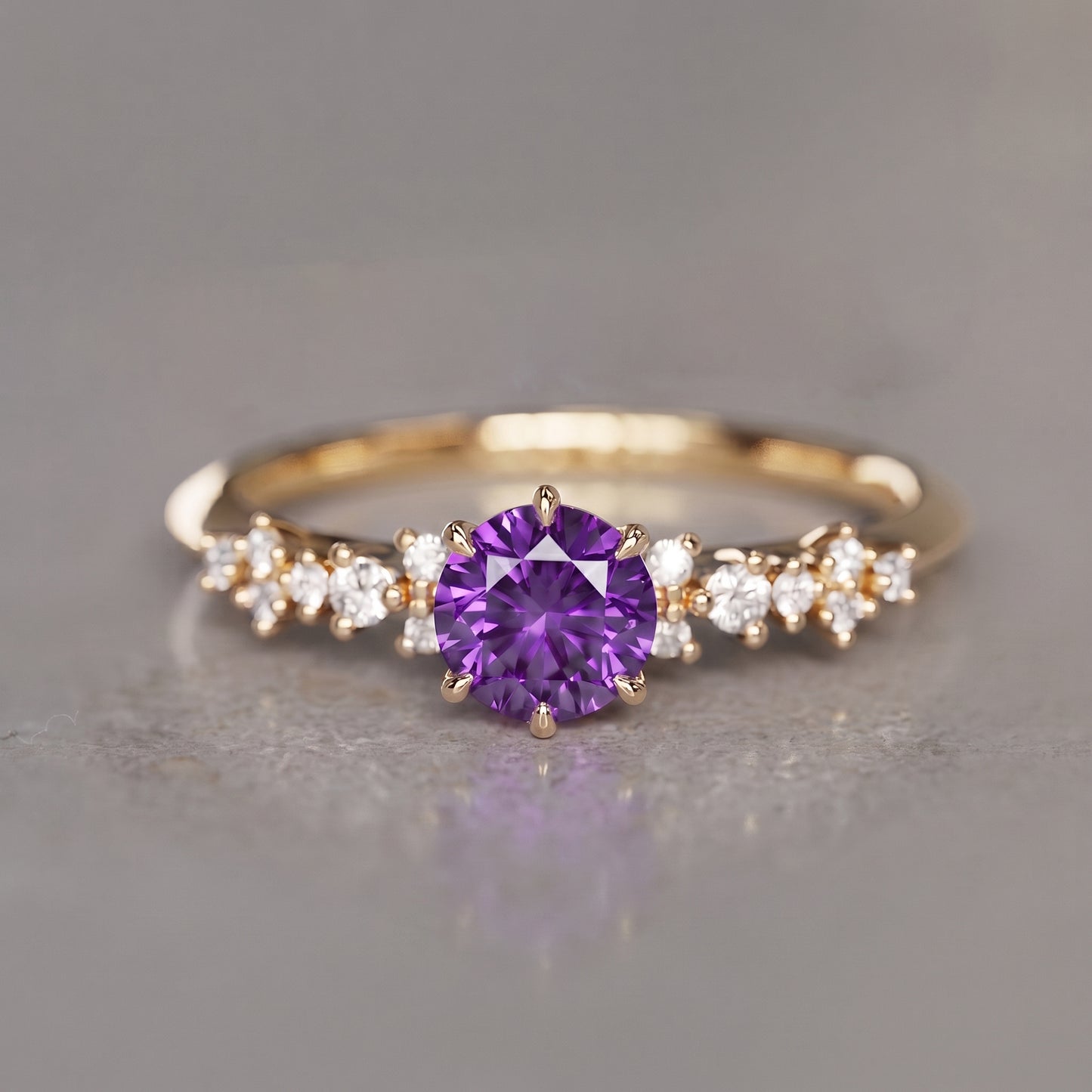 1.18 Carat Princess Diamond Ring 