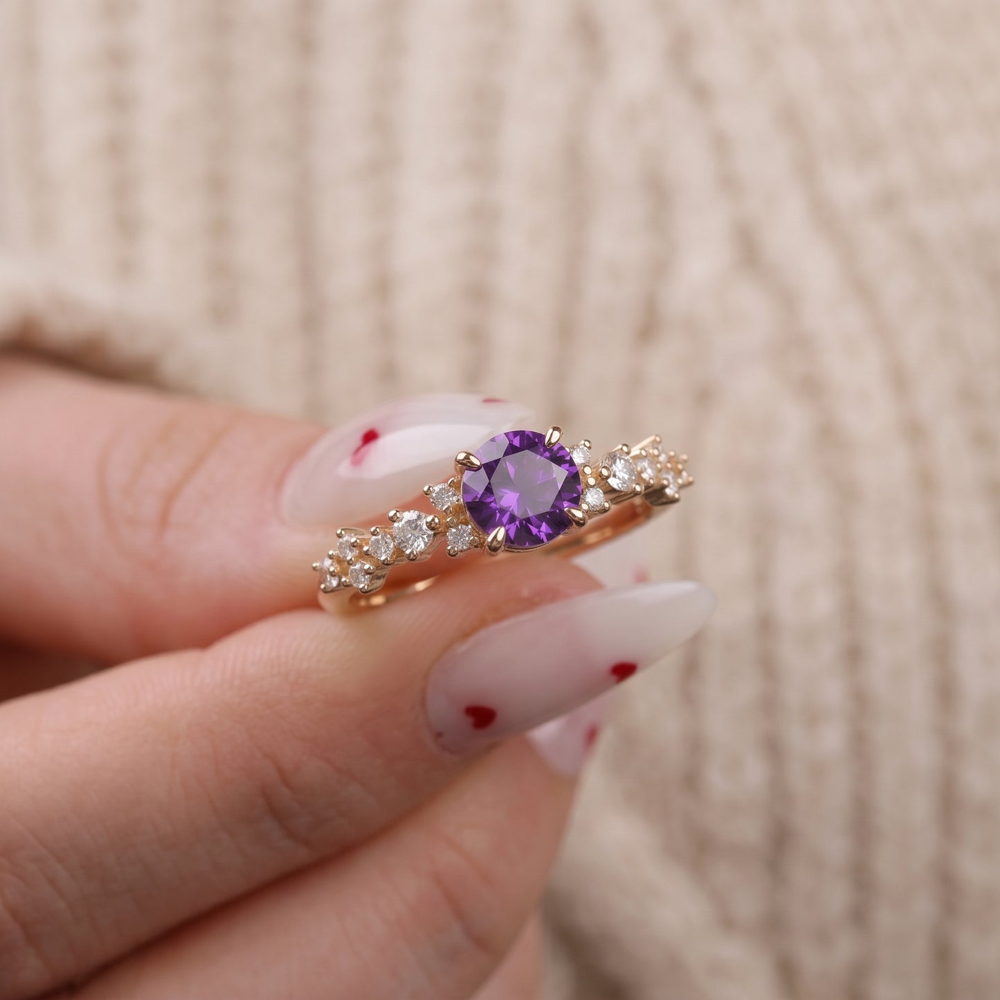 1.18 Carat Princess Diamond Ring 