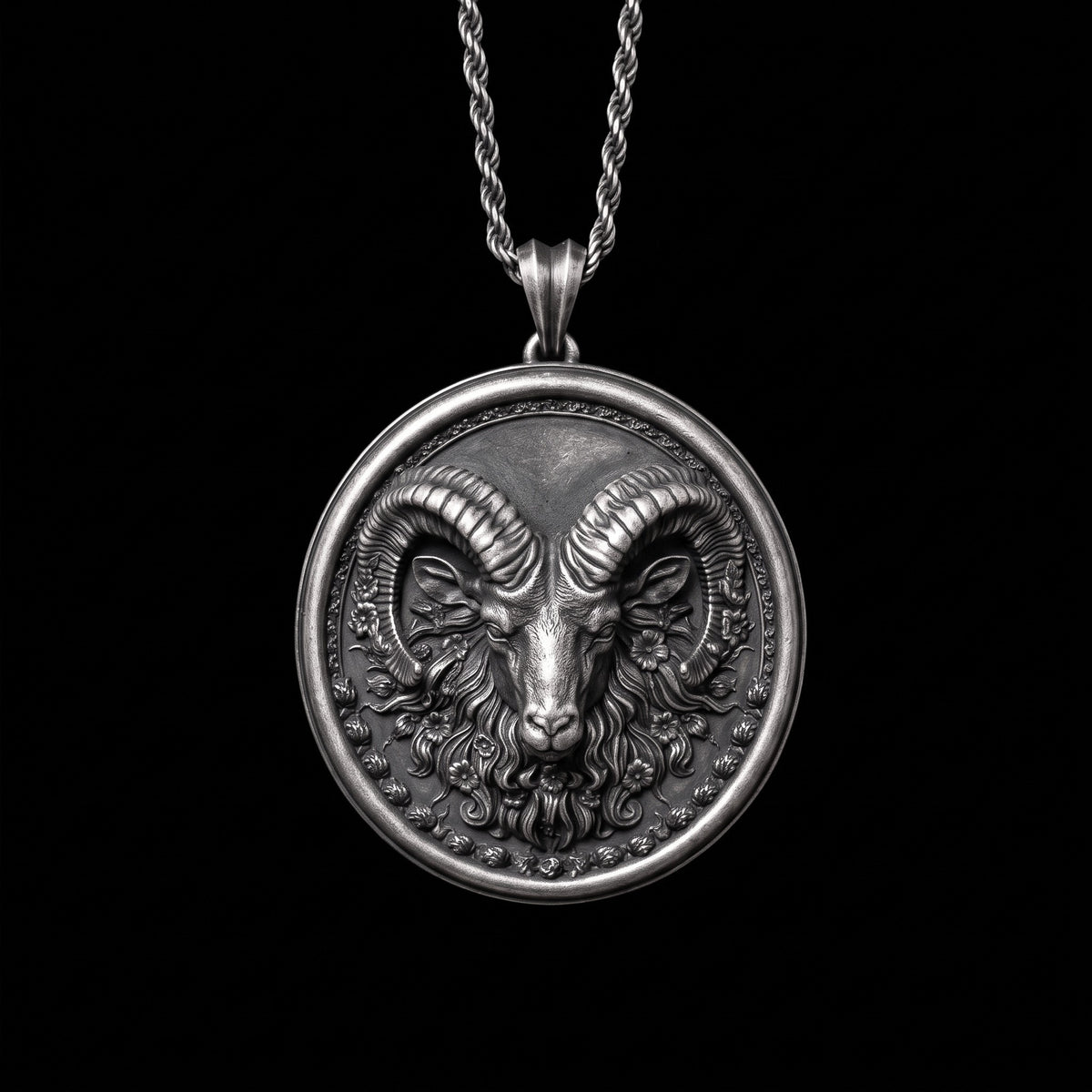 Aries Sign 925 Silver Necklace