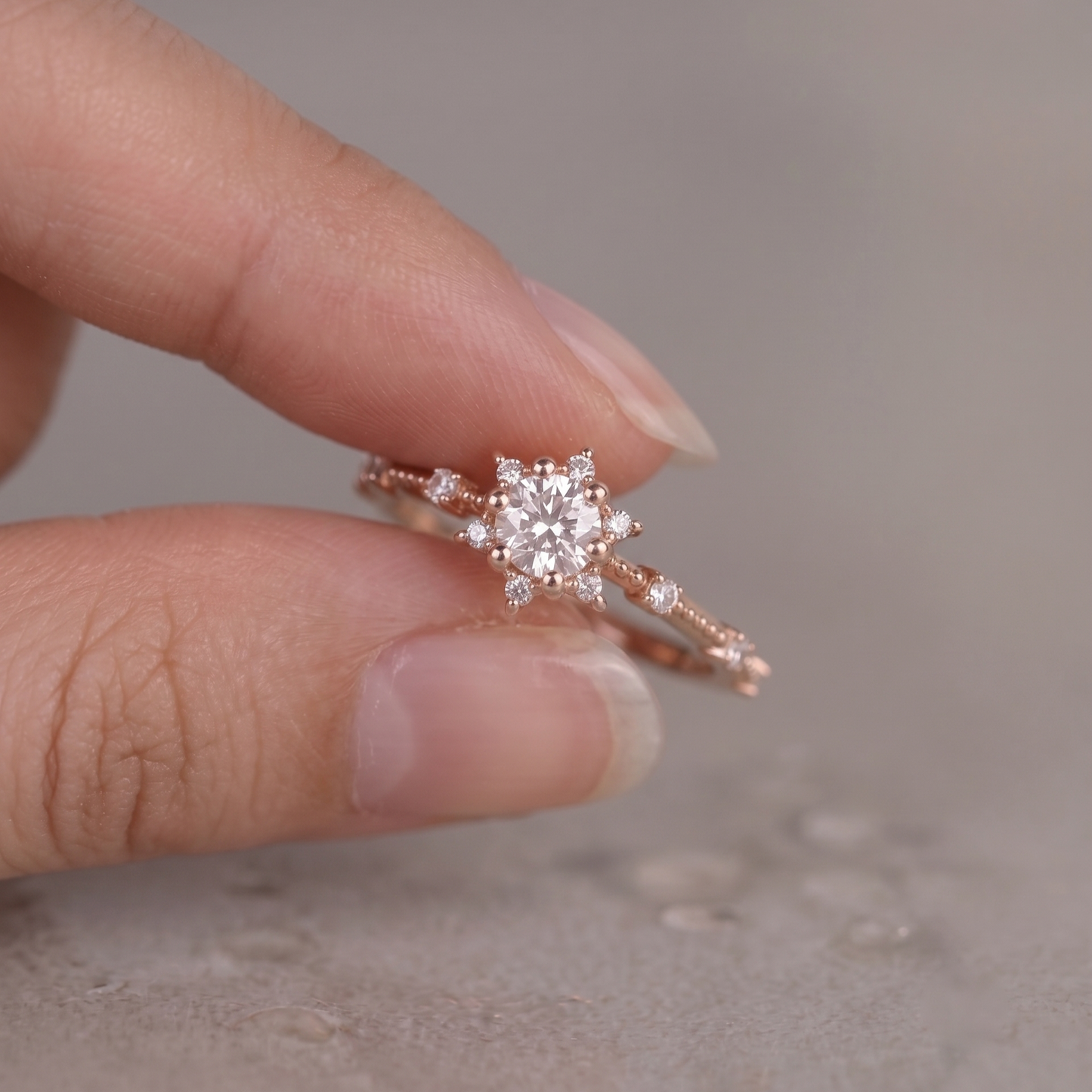 1.18 Carat Princess Diamond Ring 