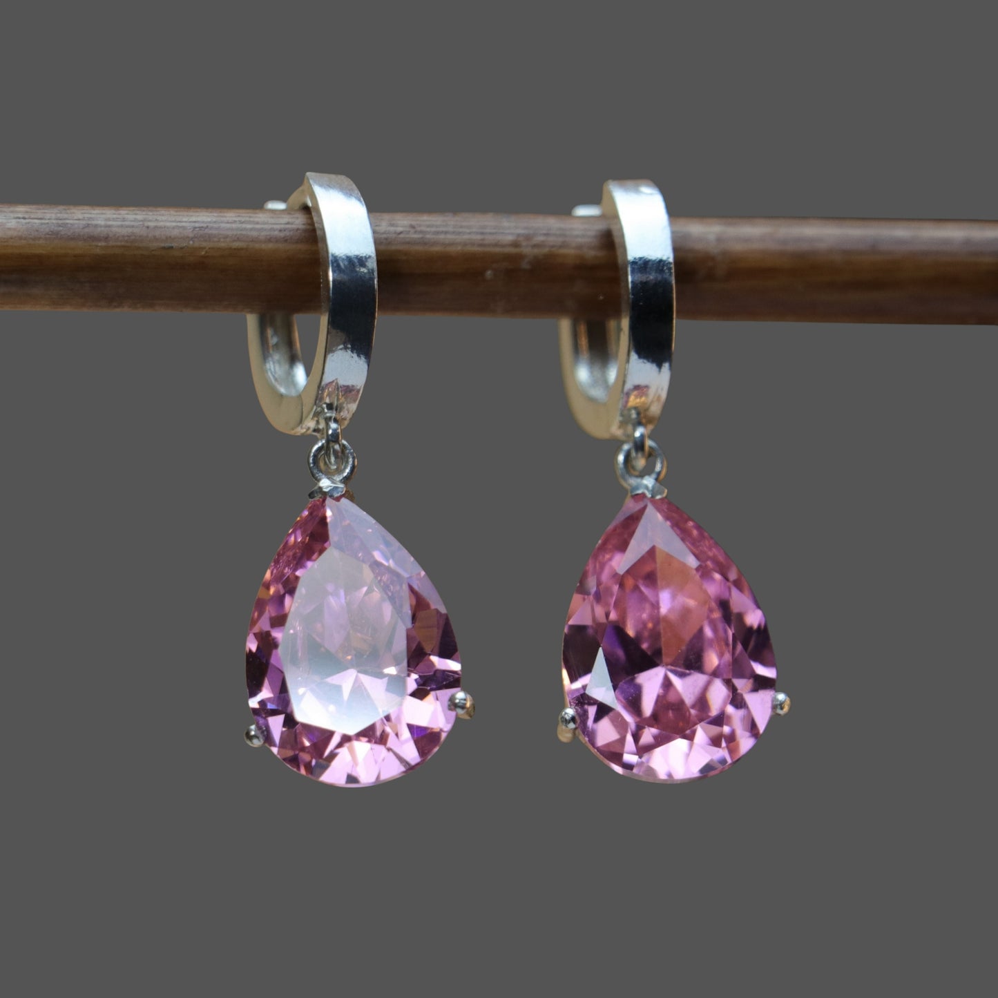 Damla Blue Topaz Küpe Kolye Set