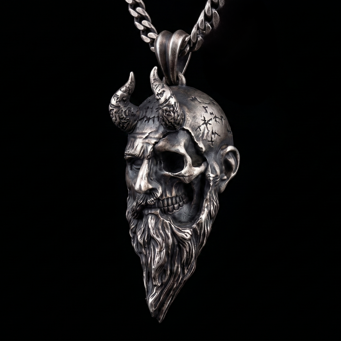 Kratos Memento Mori 925 Gümüş Kolye