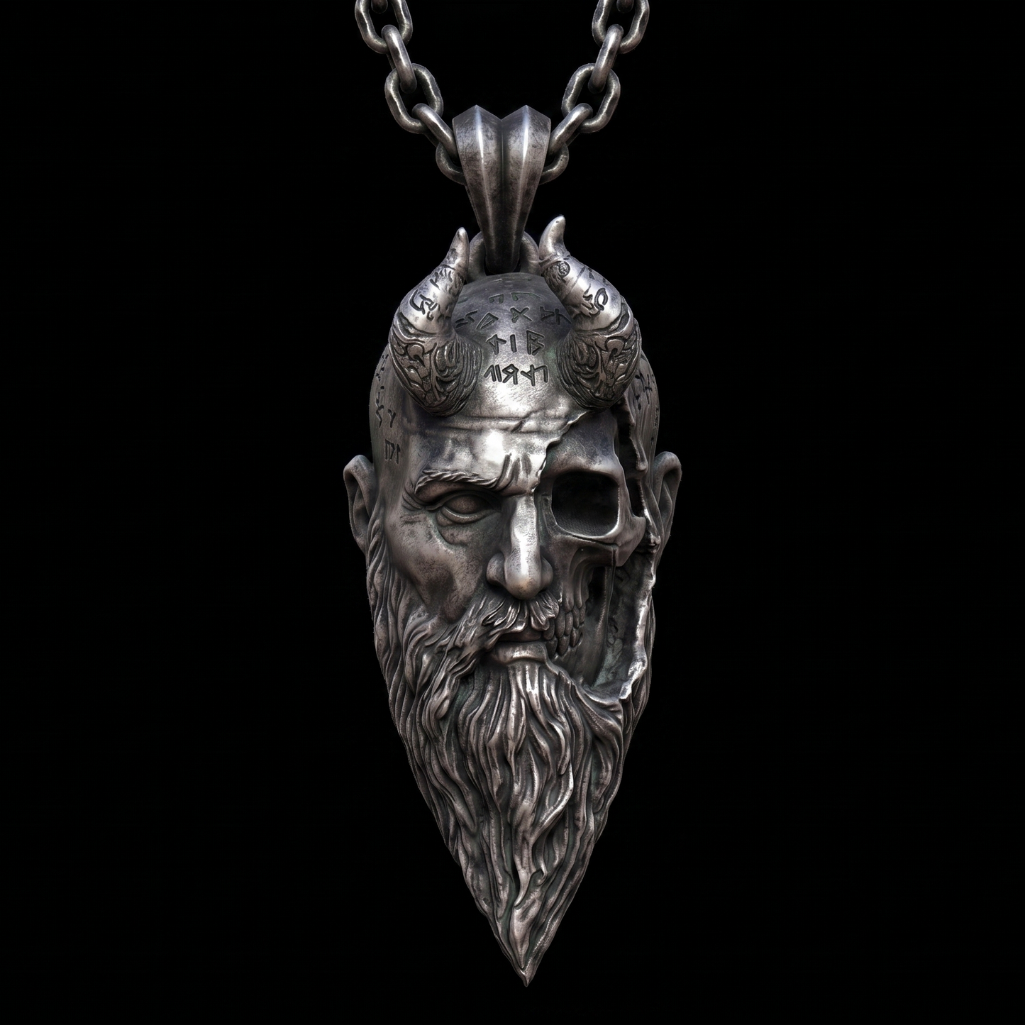 Kratos Memento Mori 925 Gümüş Kolye