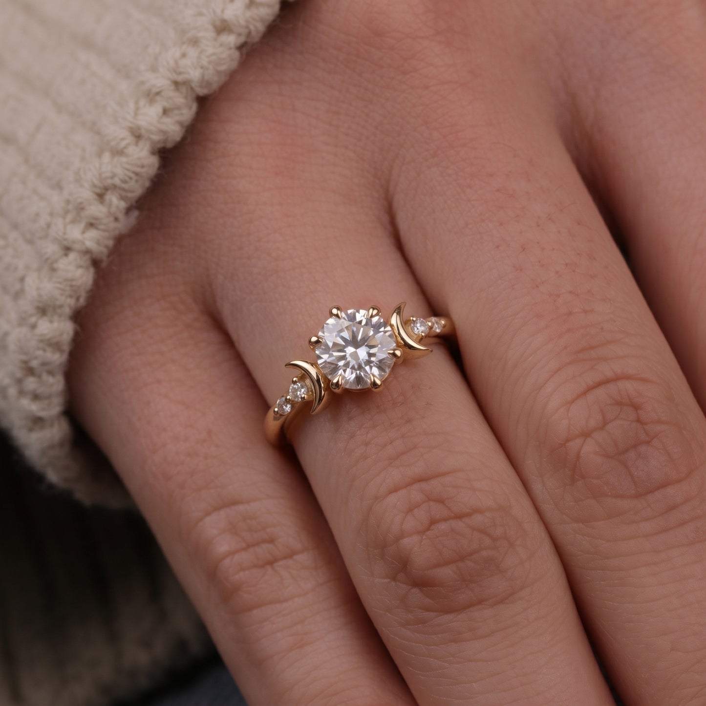 1.18 Carat Princess Diamond Ring 
