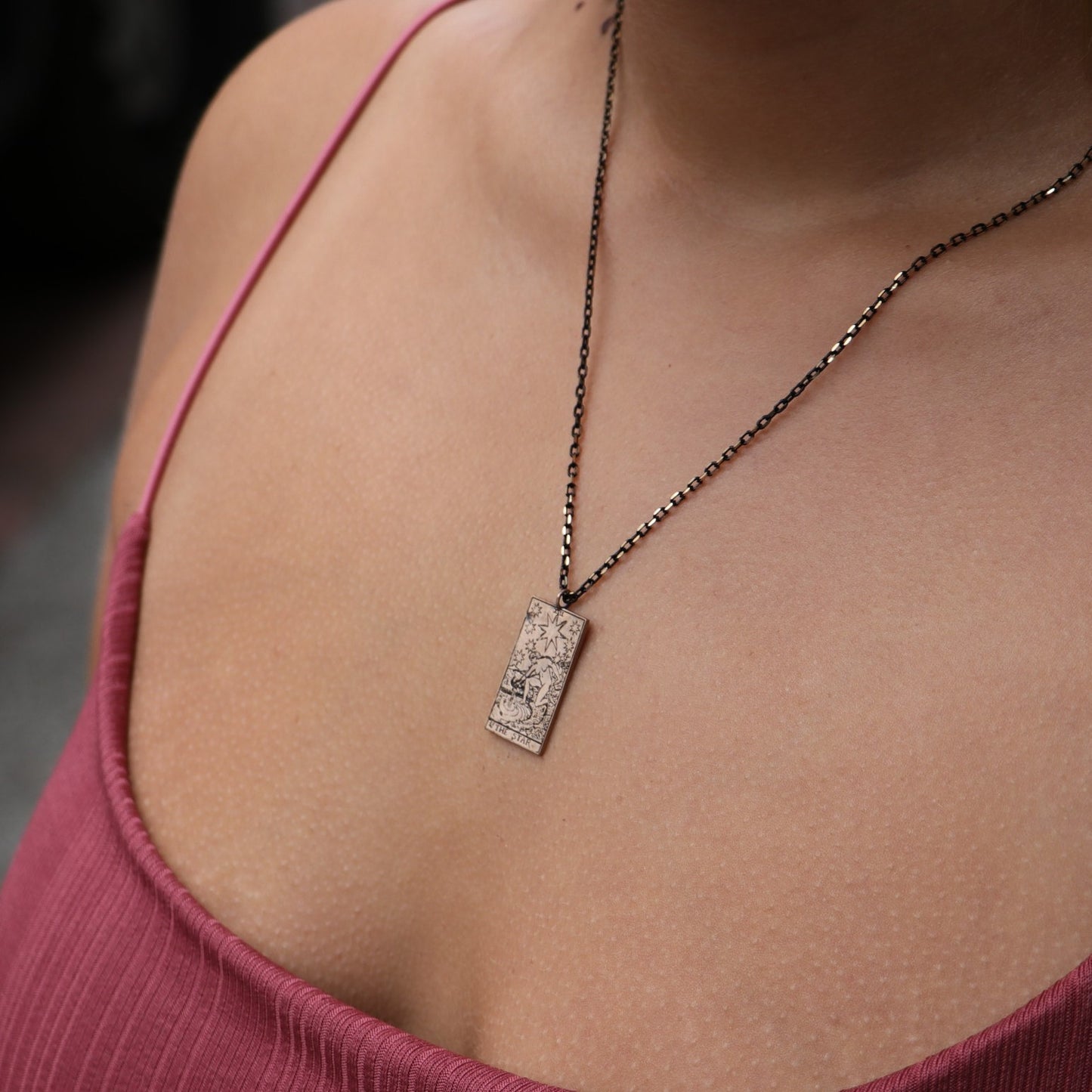 Mini Palm Zultanite (Sultan) Stone Necklace