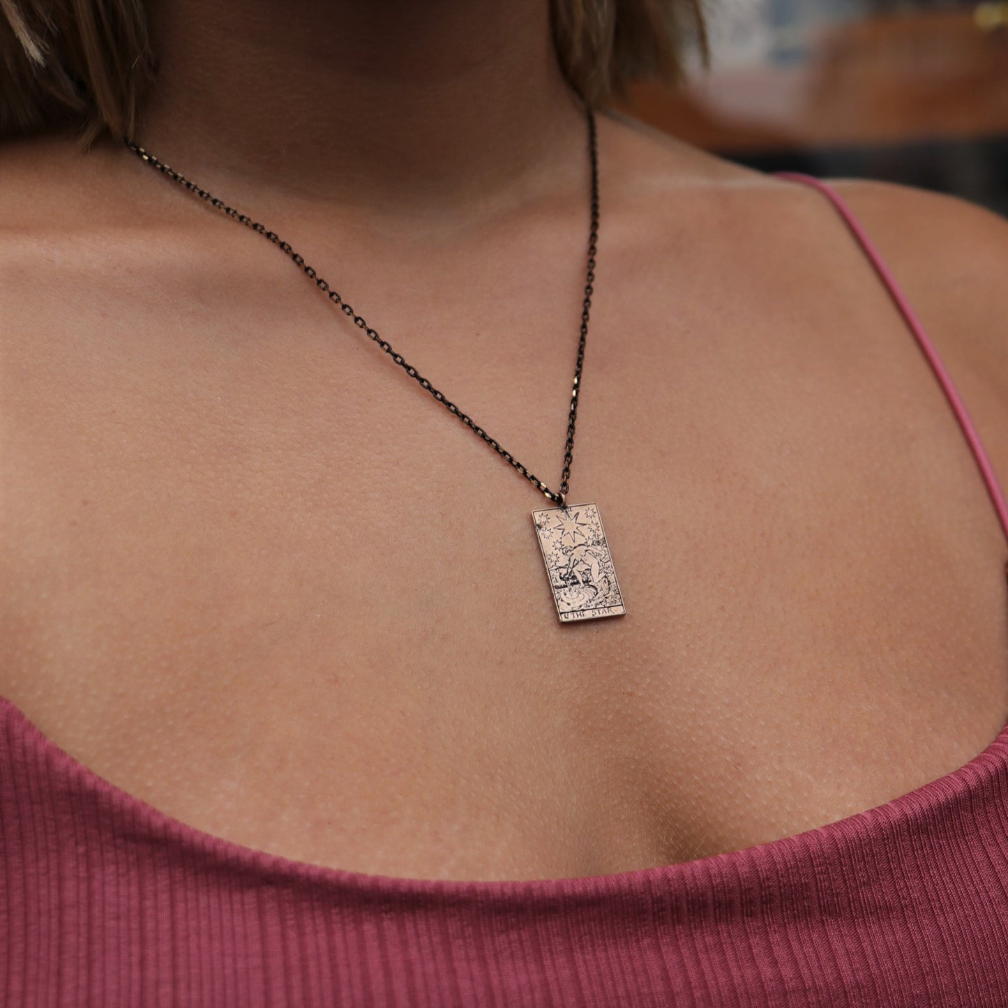 Mini Palm Zultanite (Sultan) Stone Necklace