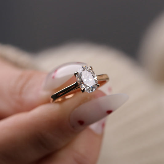 1.18 Carat Princess Diamond Ring 