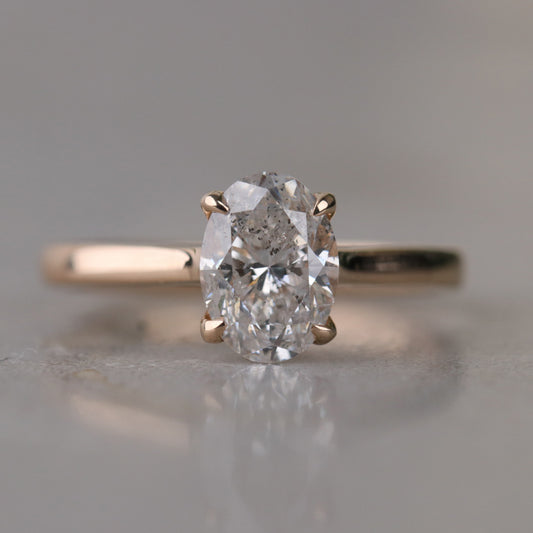 1.18 Carat Princess Diamond Ring 