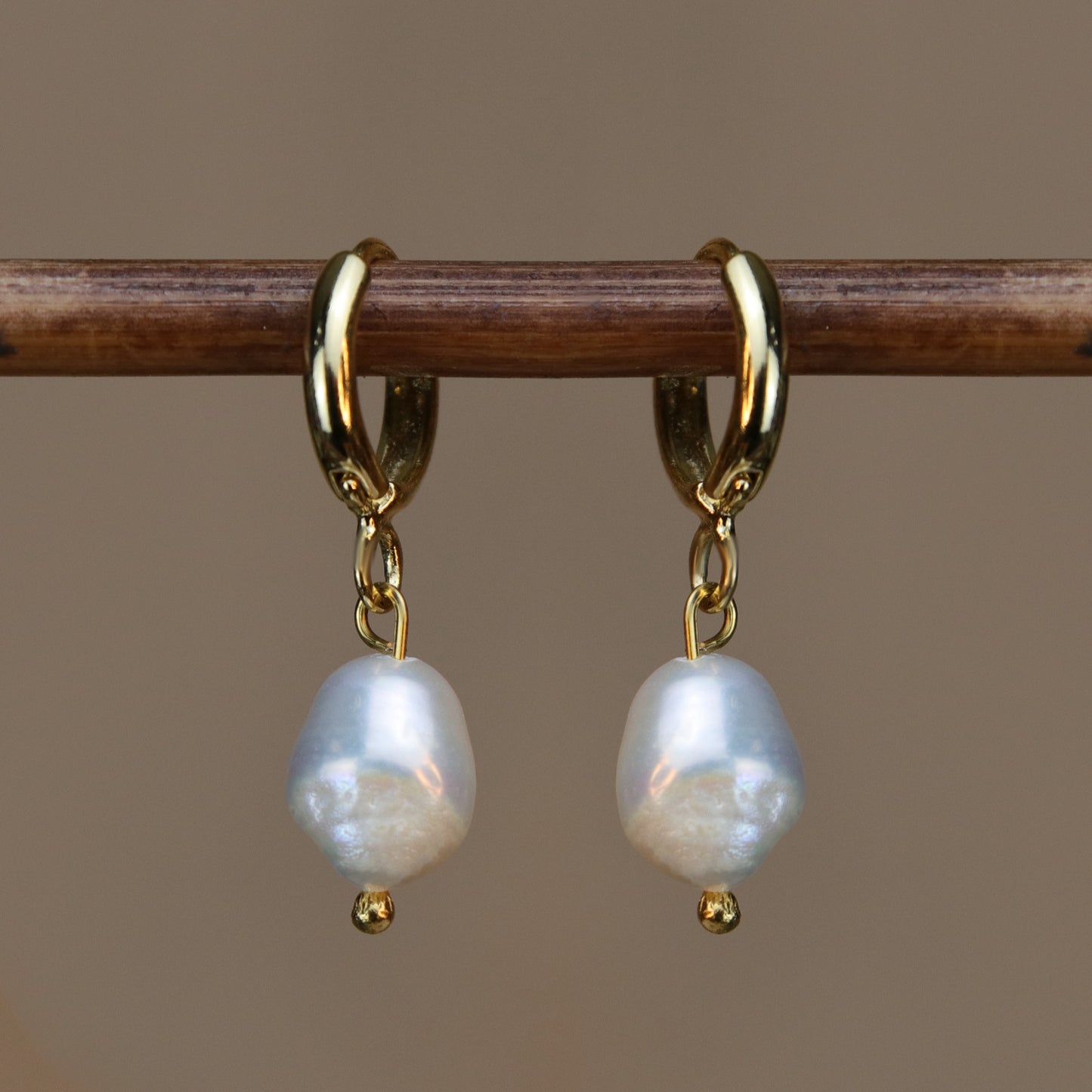 Amorf İnci Küpe Kolye Set