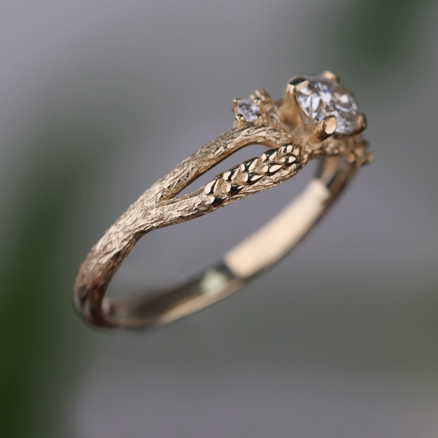 Özel Tasarım 0.37 Karat Pırlanta 14 Ayar Altın Yüzük