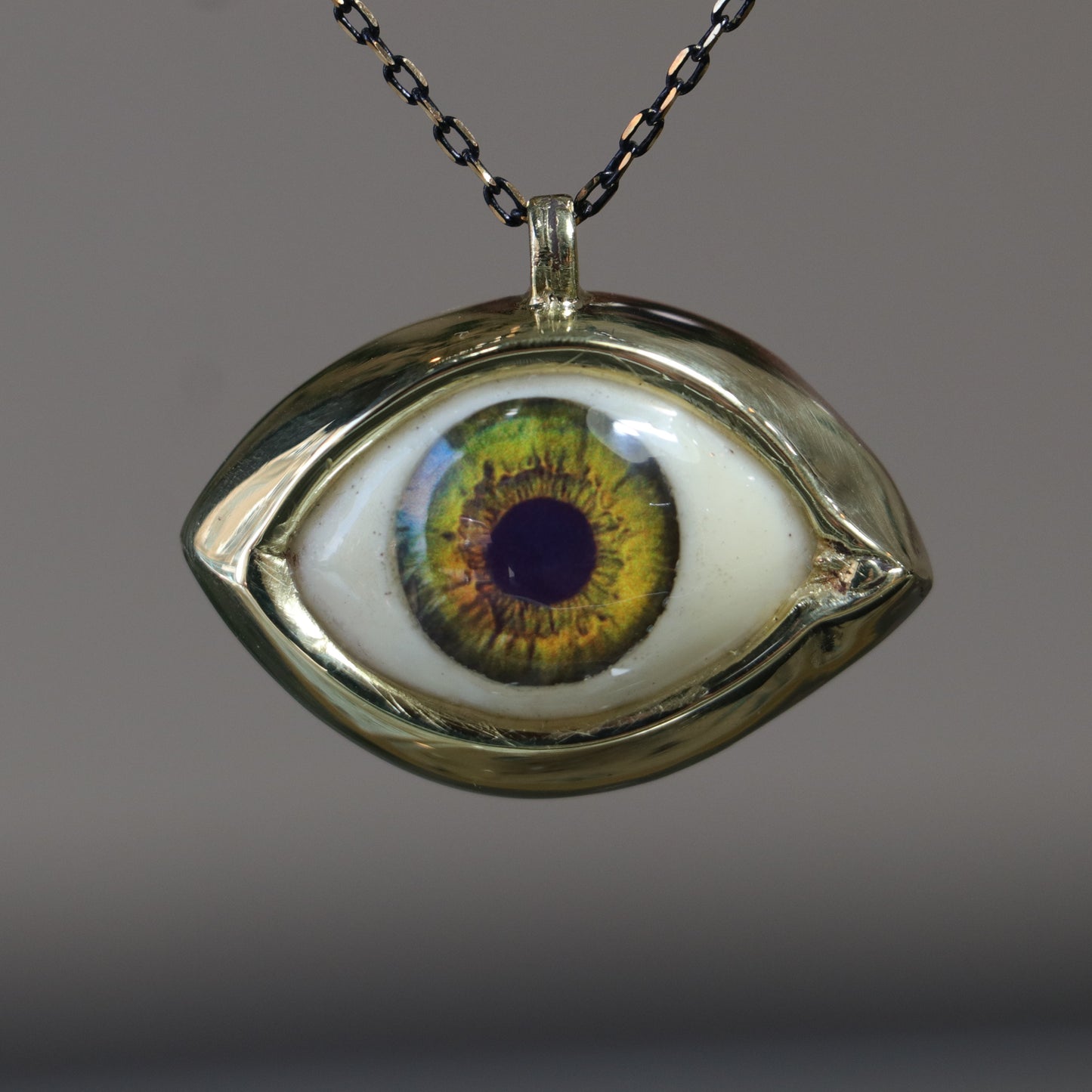 Cat Glass Eye Necklace