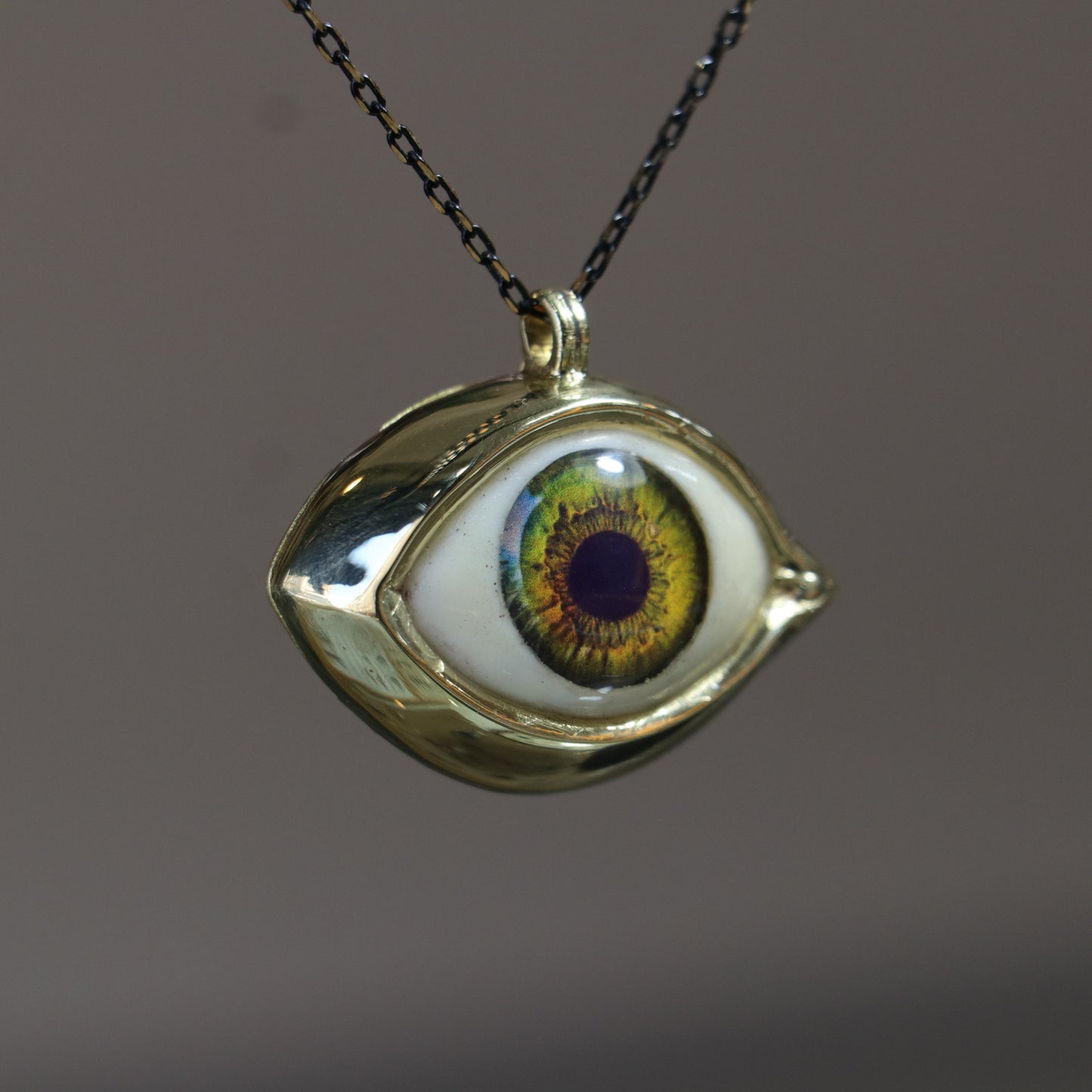 Cat Glass Eye Necklace