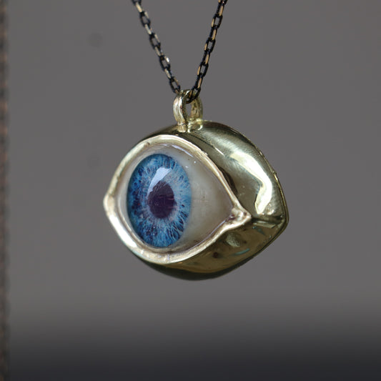 Cat Glass Eye Necklace