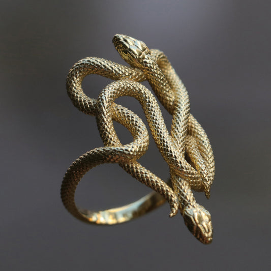 Amber Octopus 925 Silver Ring