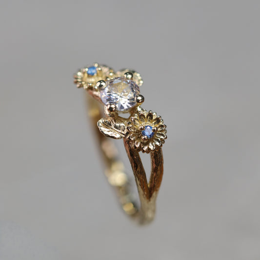 Special Design 1.18 Carat Diamond 14 Carat Gold Ring