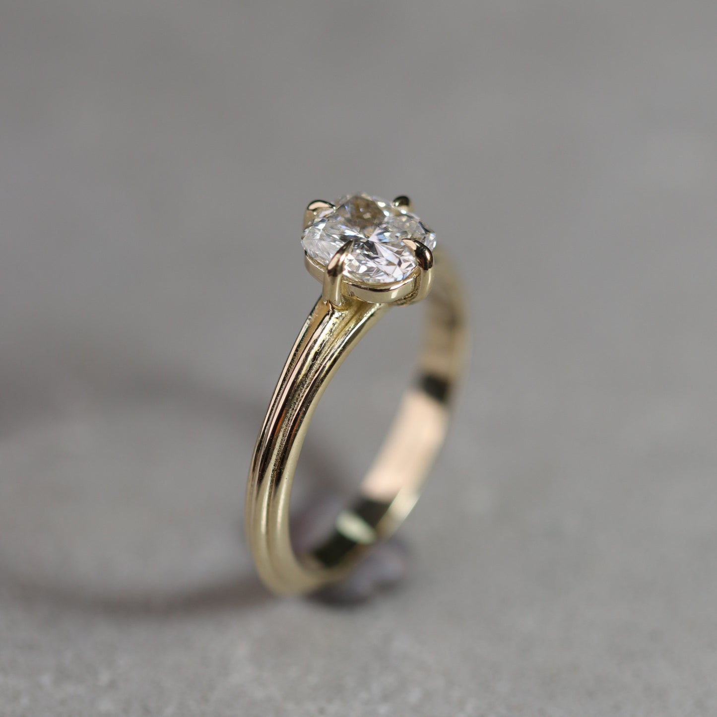 Special Design 1.18 Carat Diamond 14 Carat Gold Ring