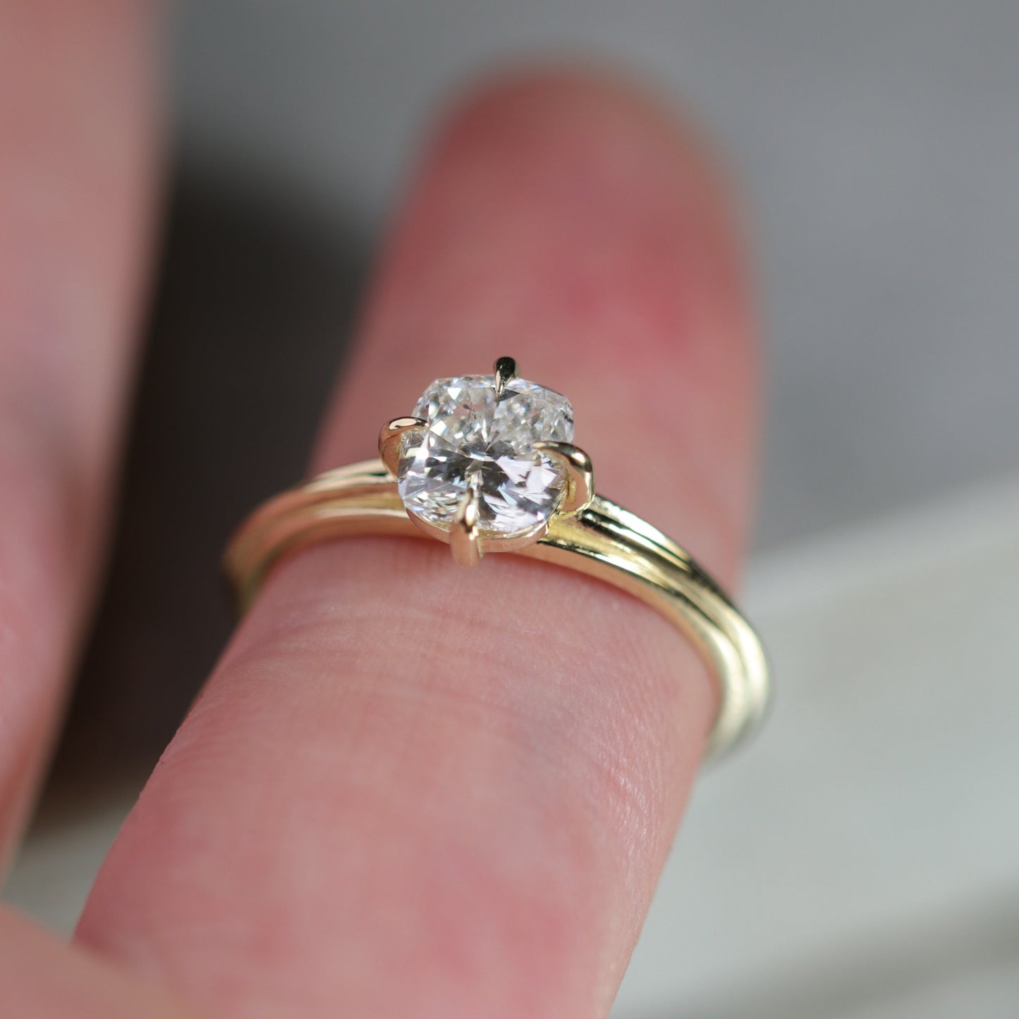 Special Design 1.18 Carat Diamond 14 Carat Gold Ring