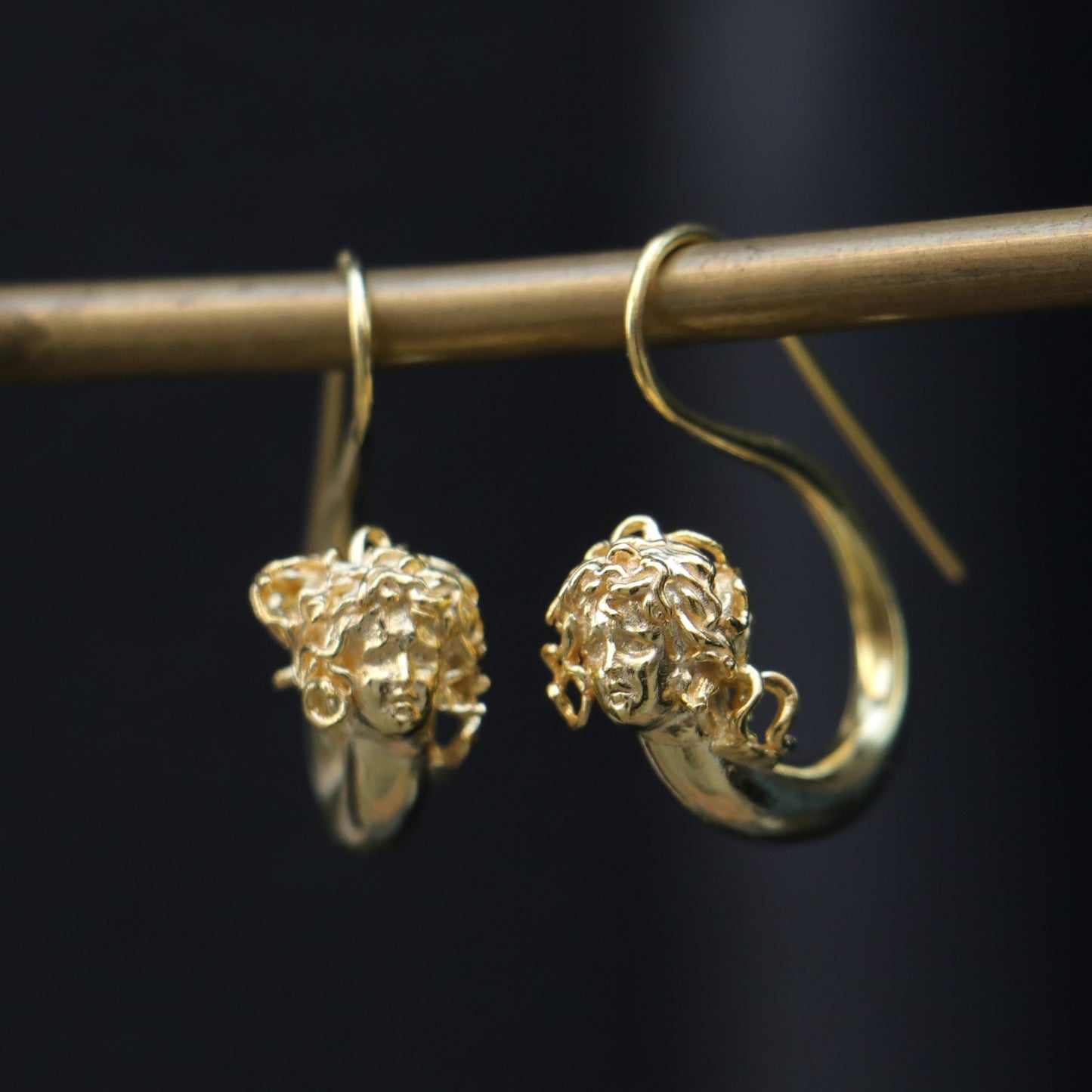 925 Silver Earring with Drop Jade Stone