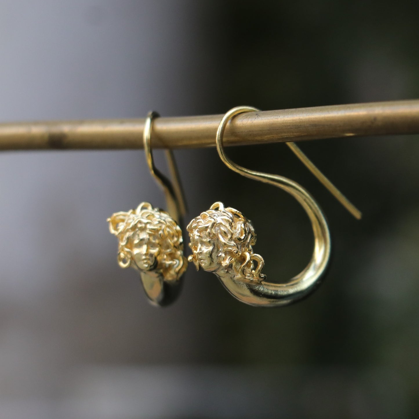 925 Silver Earring with Drop Jade Stone