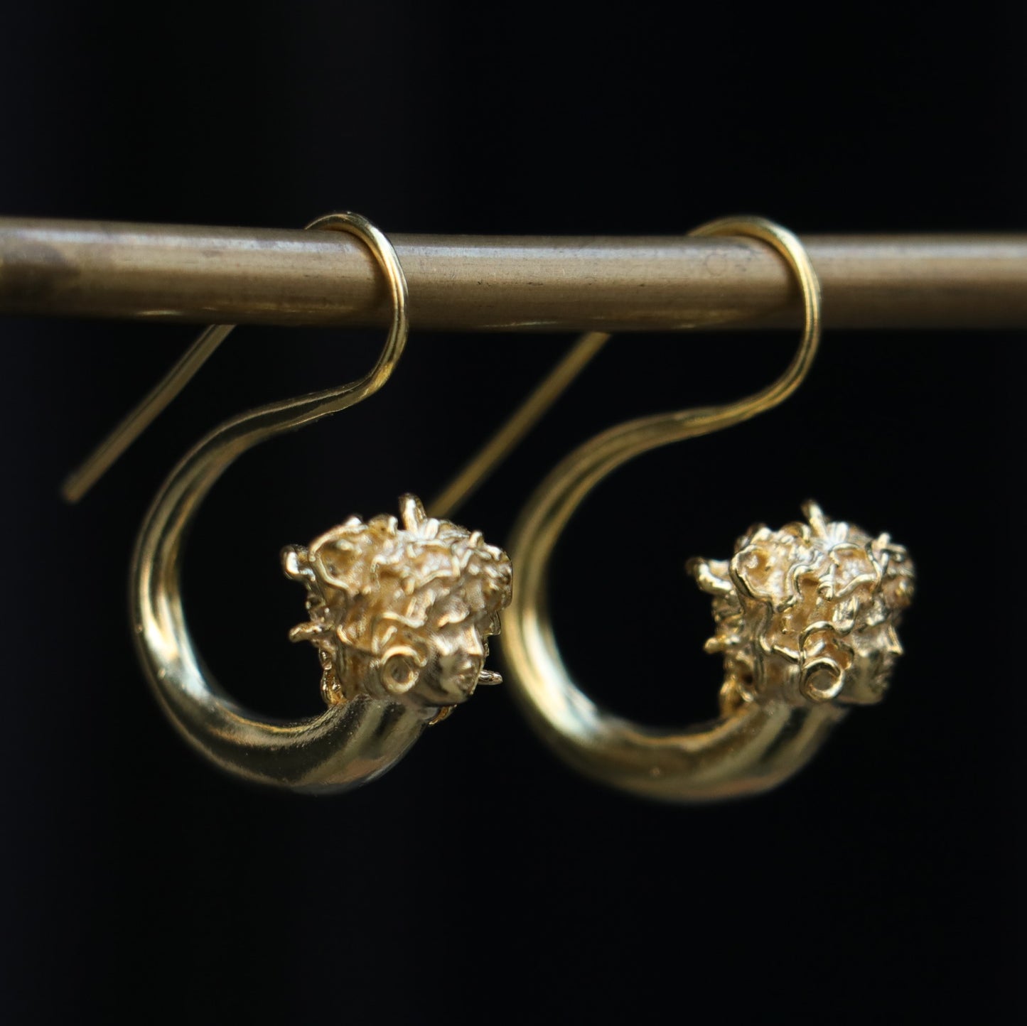 925 Silver Earring with Drop Jade Stone