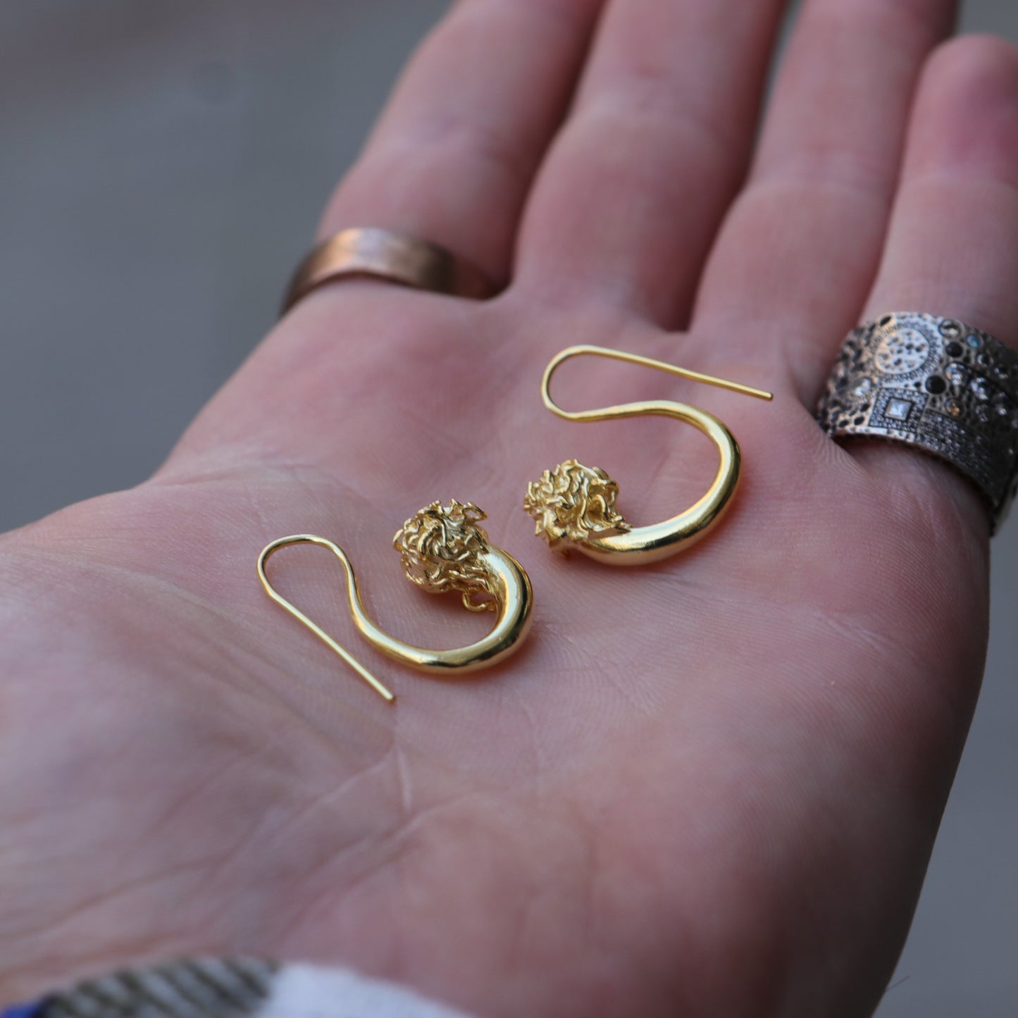 925 Silver Earring with Drop Jade Stone