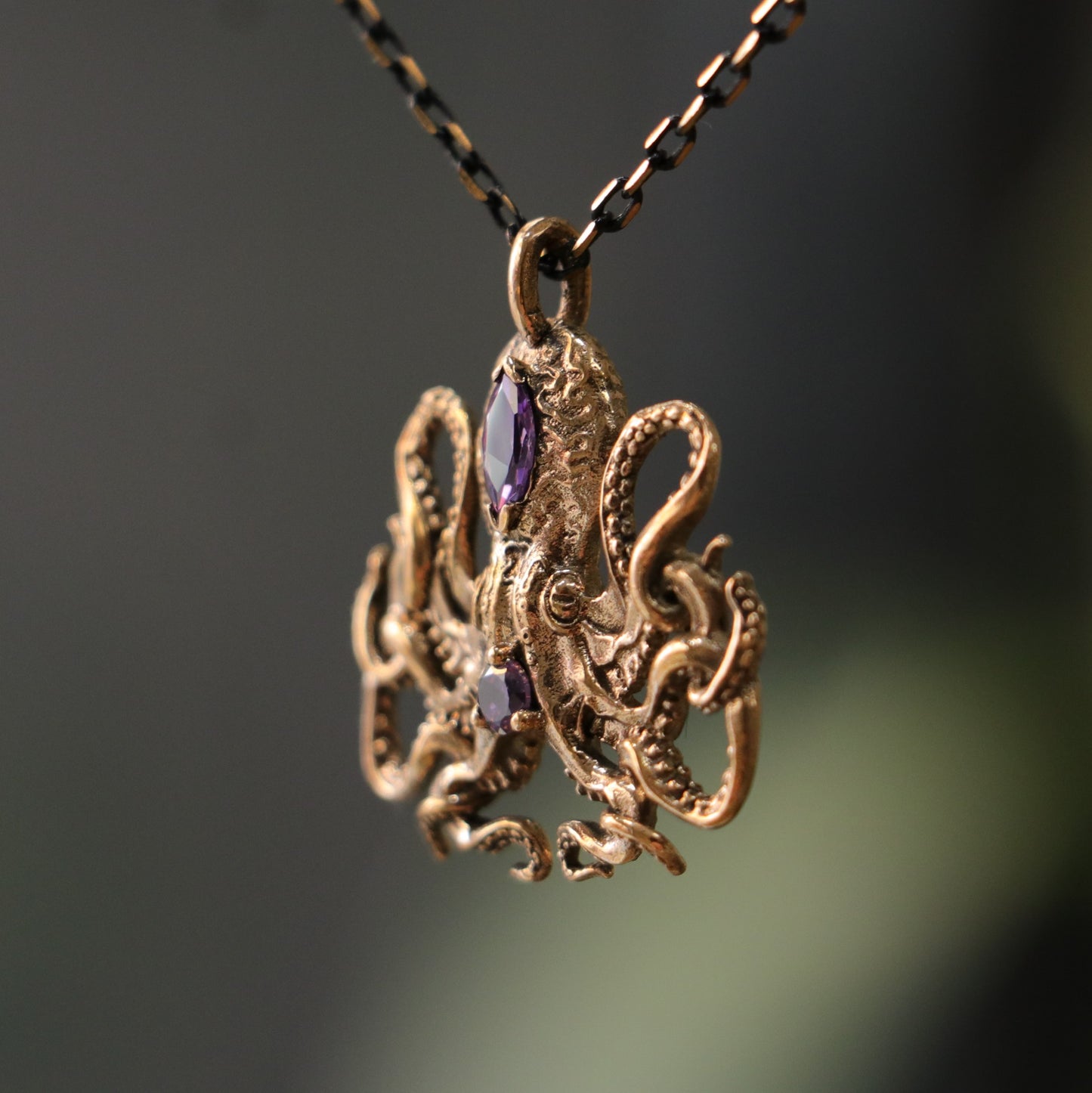 Ahtapot Kolye (Tüm Taş ve Maden Seçenekleri)