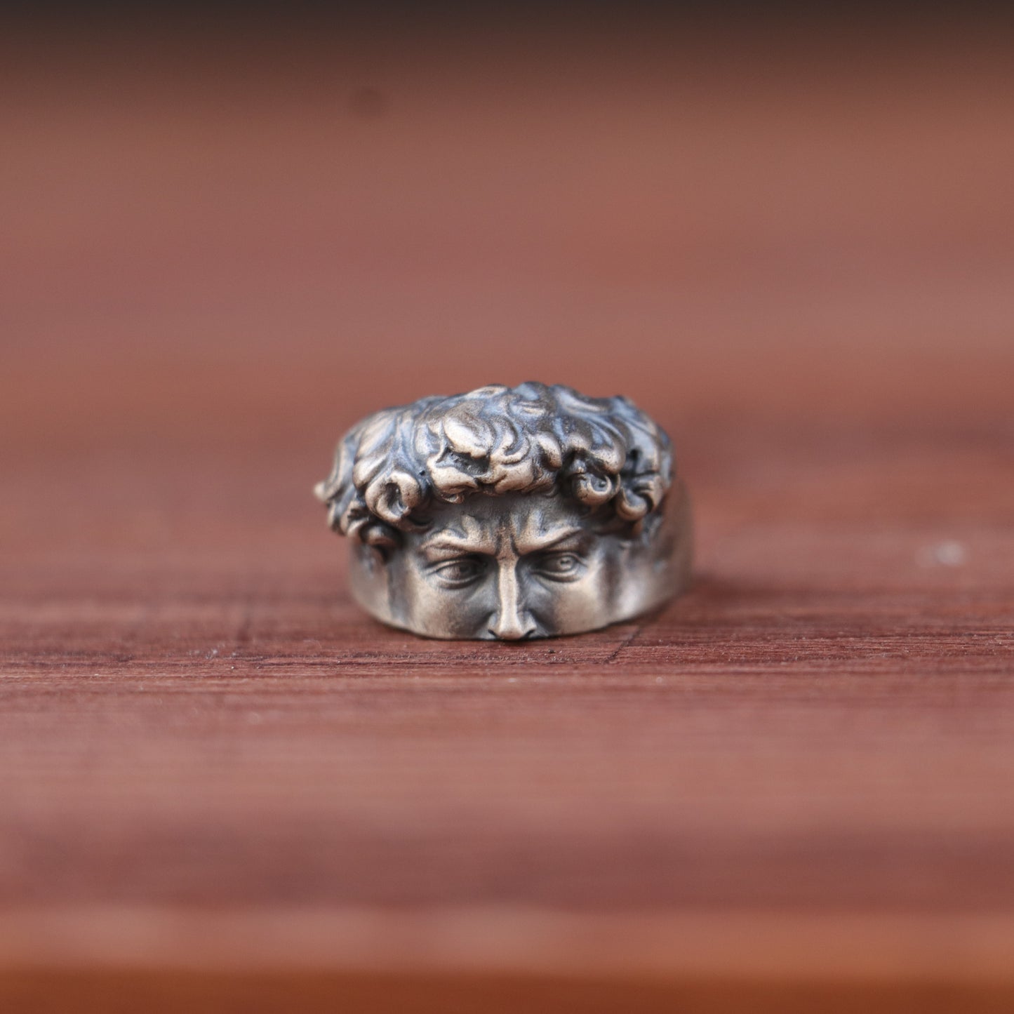 925 Black Silver Owl Men's Ring