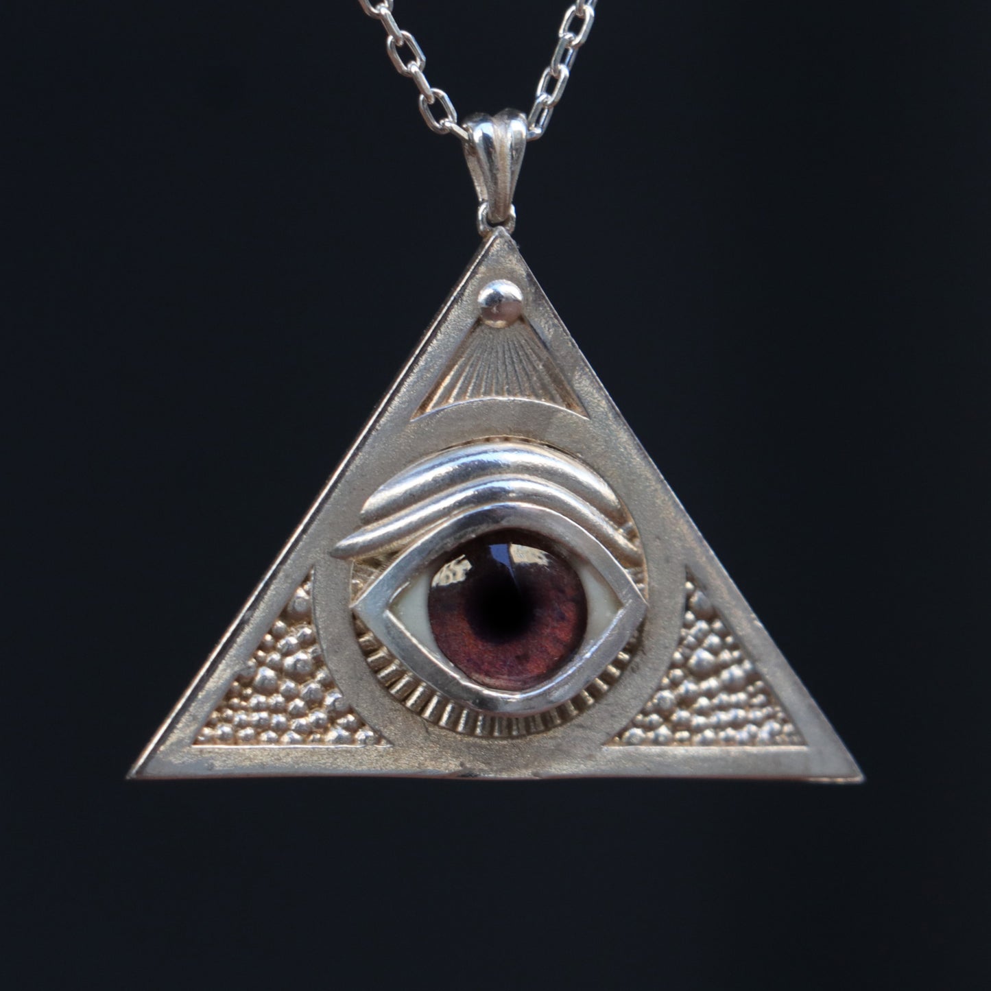 Ouroboros Blue Eye Necklace