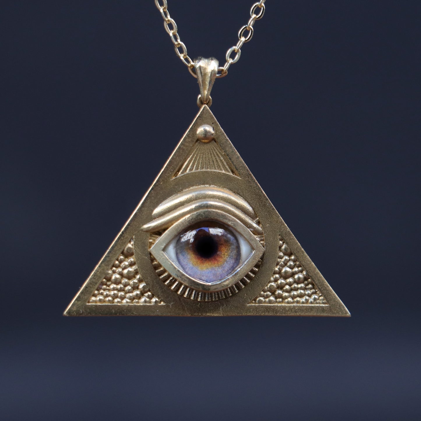 Ouroboros Blue Eye Necklace