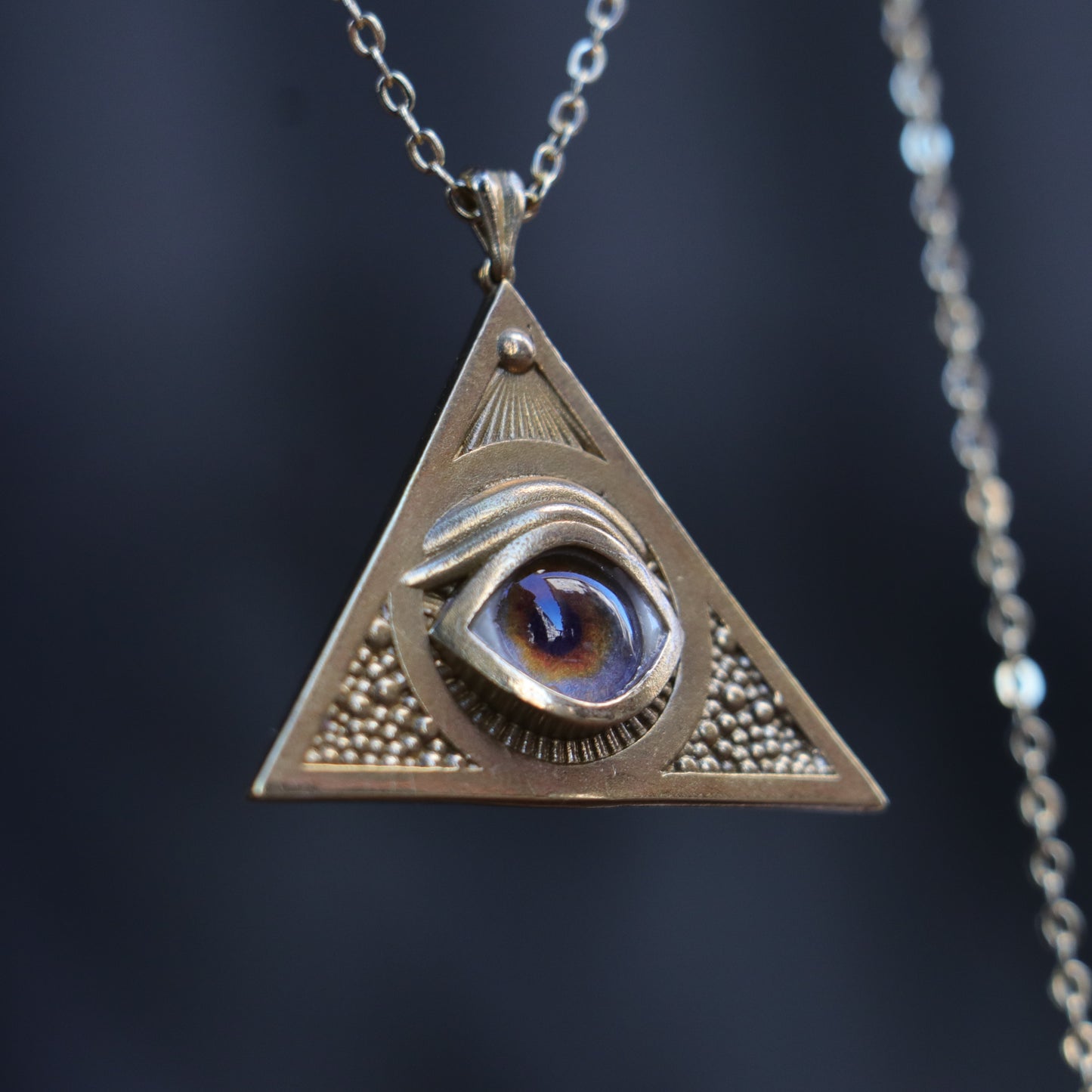 Ouroboros Blue Eye Necklace