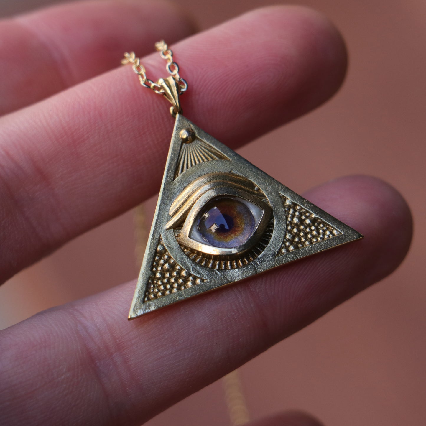 Ouroboros Blue Eye Necklace